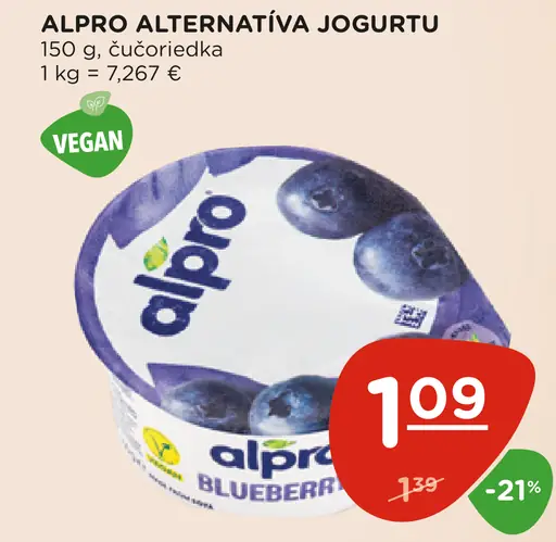 Alpro alternatíva jogurtu