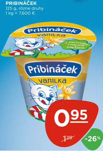 Pribináček Vanilka