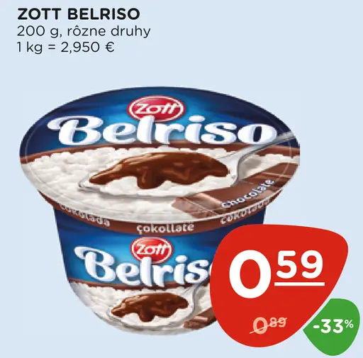 Zott Belriso čokoláda