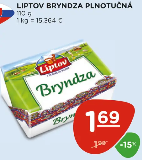 Liptov Bryndza Plnotučná
