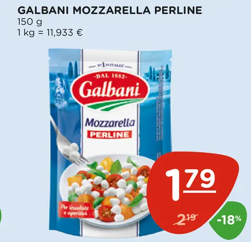 Galbani mozzarella Perline