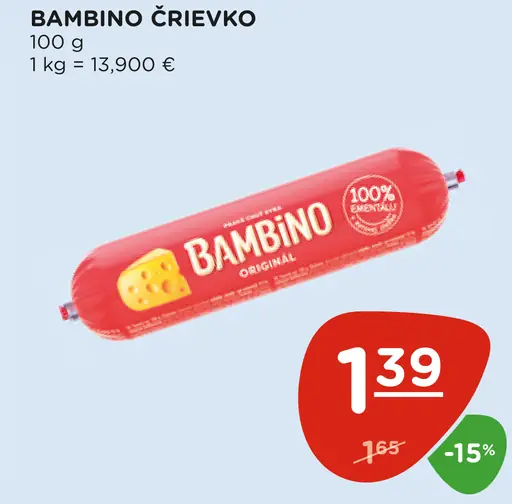 Bambino črievko