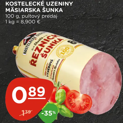 Kostelecké údeniny Maďarská šunka