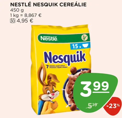 NESTLÉ NESQUIK cereálie