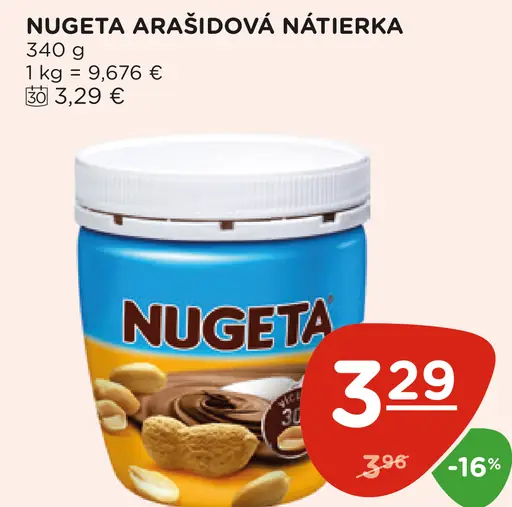 Nugeta Arašidová nátierka
