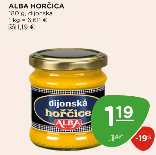 Alba Horčica dijonská
