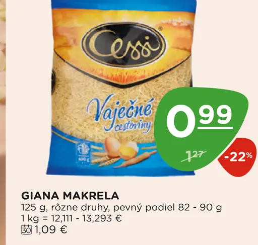 Cessi Cestoviny Vaječné