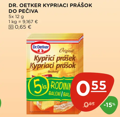 Dr. Oetker kypriaci prášok do pečiva
