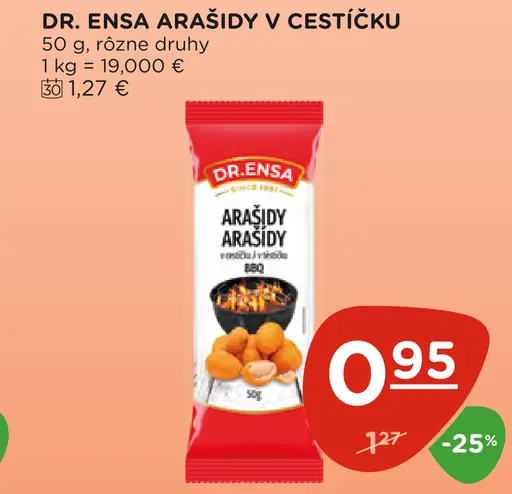 Dr. Ensa arašidy v cestíčku