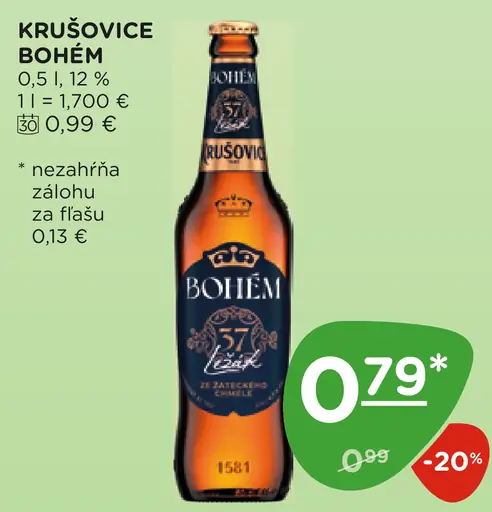 Krušovice Bohem Pivo