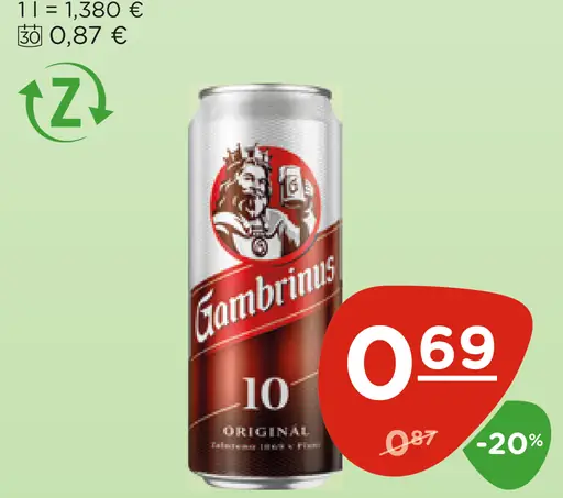 Gambrinus pivo