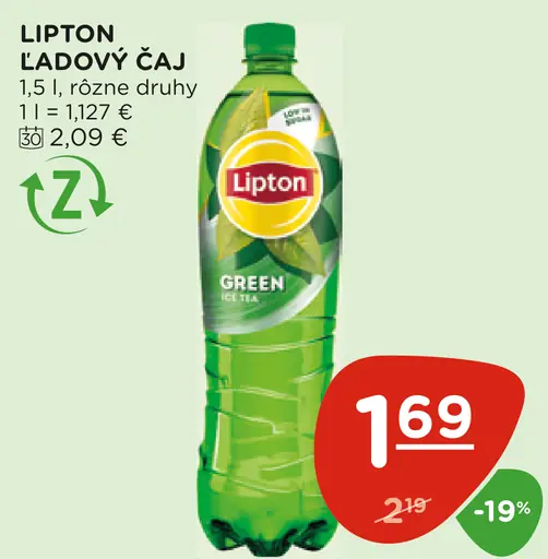 Lipton ľadový čaj viac druhov