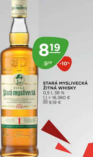 Stará Myslivecká Žitná Whisky