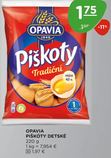 Opavia Piškóty detské