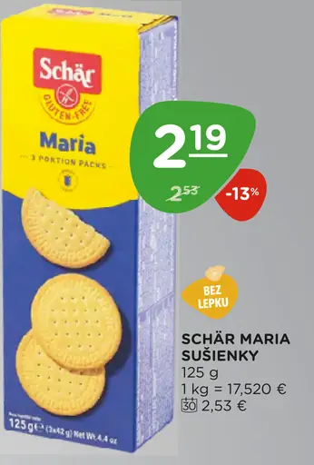 Schär Maria sušienky
