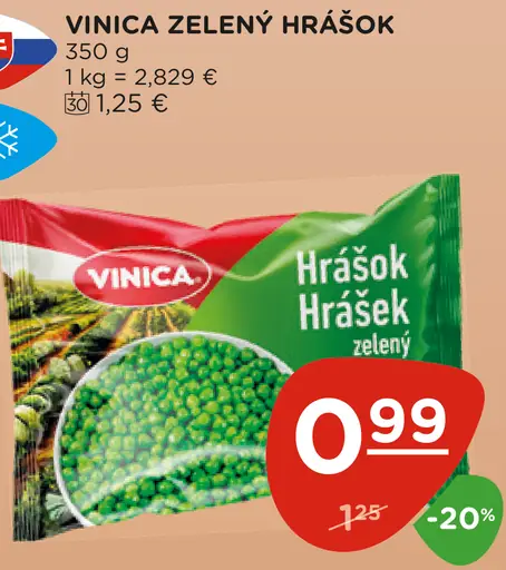 Vinica zelený hrášok