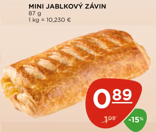 Mini jablkový závin