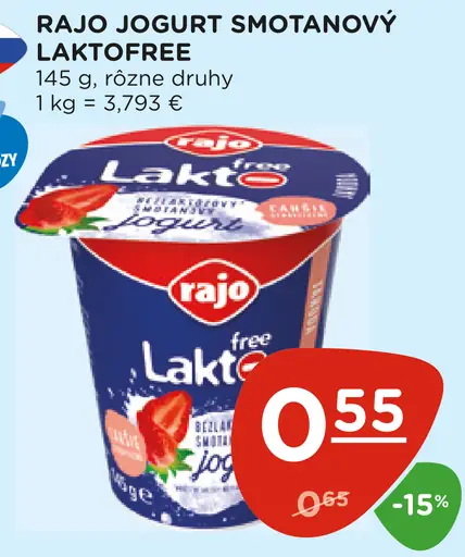Rajo jogurt smotanový lactosefree