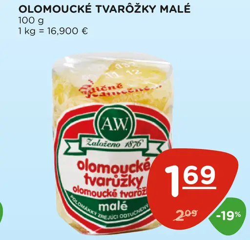 Olomoucké tvarôžky malé