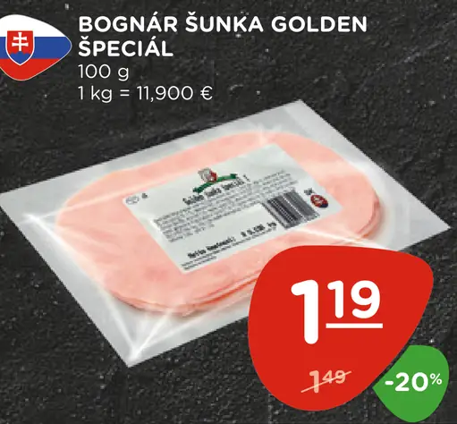 Bognár Šunka Golden Špeciál