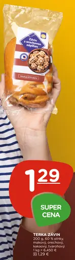 Terka Závin s makovou náplňou