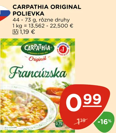 Carpathia Originál polievka