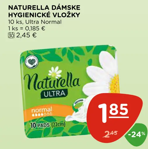 Naturella dámske hygienické vložky