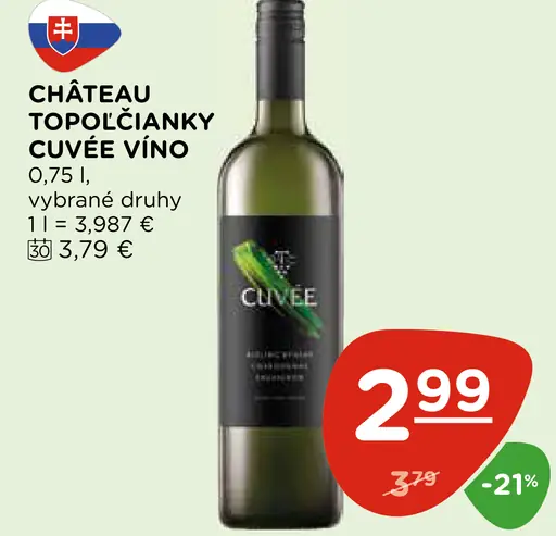 Château Topoľčianky Cuvée víno