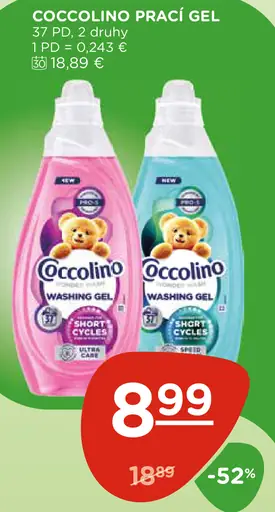 Coccolino prací gél