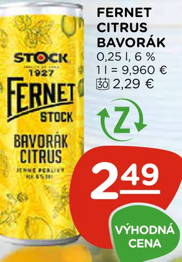 Fernet Bavorák Citrus