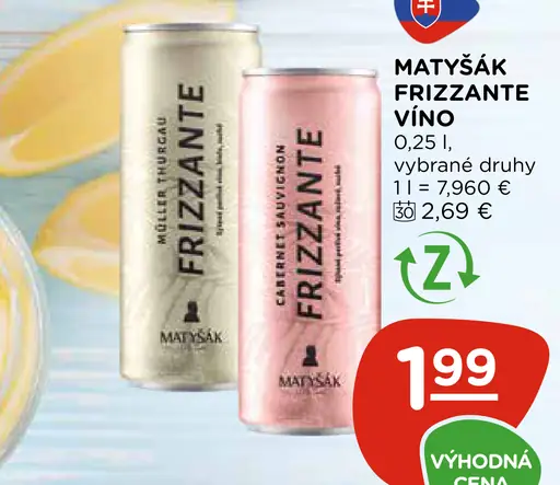 Matyšák Frizzante Víno