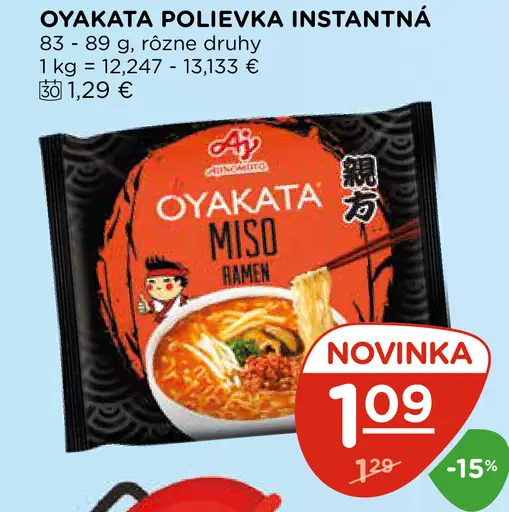 Oyakata polievka instantná