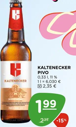 Kaltenecker pivo plechovka