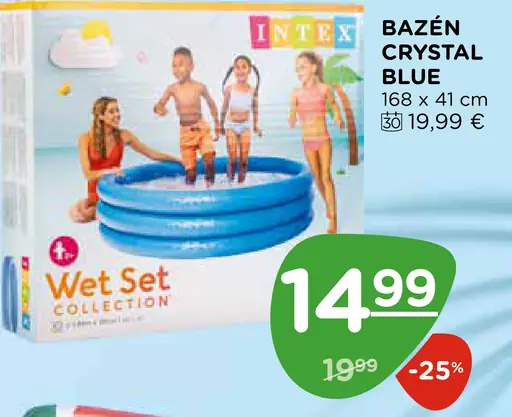 Intex Bazén Crystal Blue