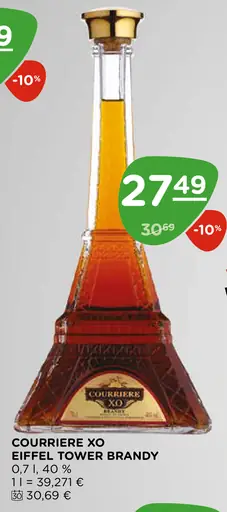 Courriere XO Eiffel Tower Brandy