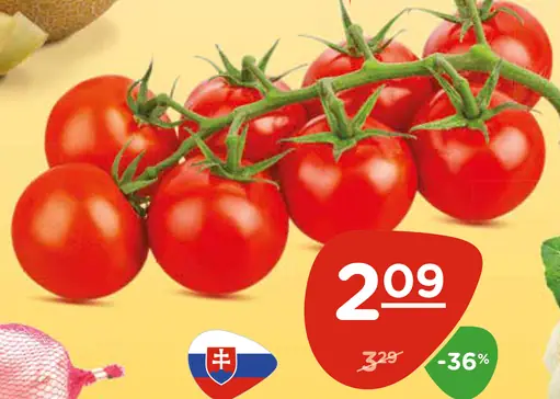 Rajčiaky cherry strapcové