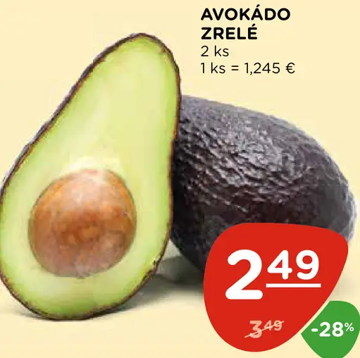 Avokádo zrelé