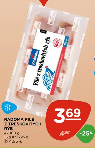 Radoma filé z treskovitých rýb
