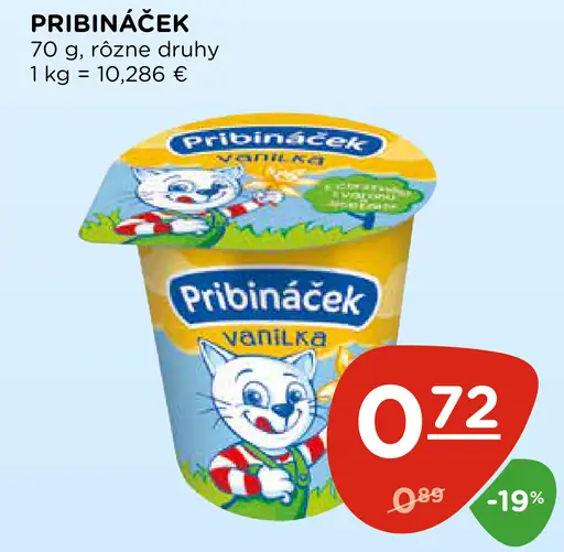 Pribináček Vanilka