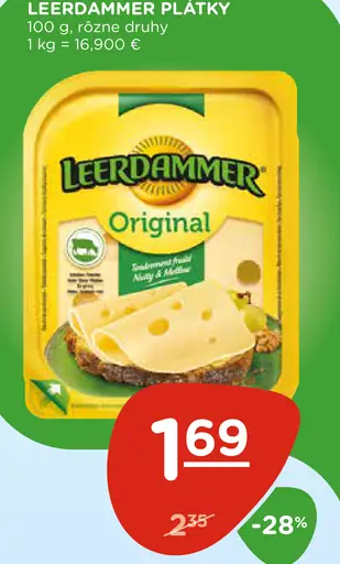 Leerdammer plátky