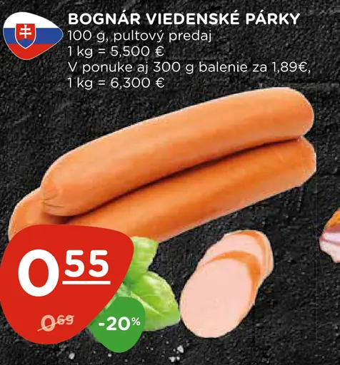 Bognár Viedenské párky