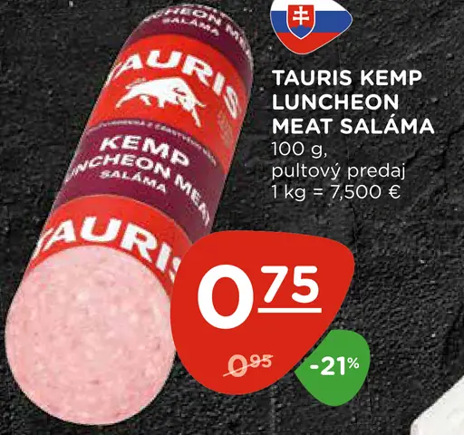 Tauris Kemp luncheon meat saláma