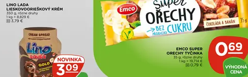 Emco Super orechy tyčinka