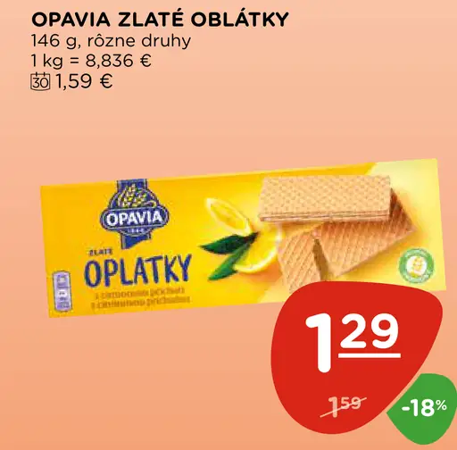 Opavia Zlate oblátky