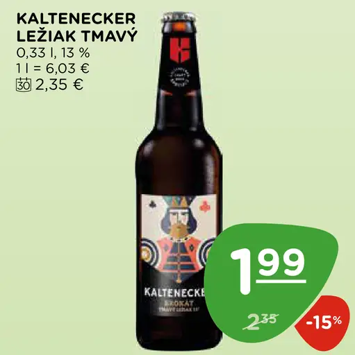 Kaltenecker ležiak tmavý plechovka