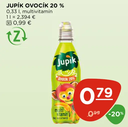 Jupík ovocík 20 %