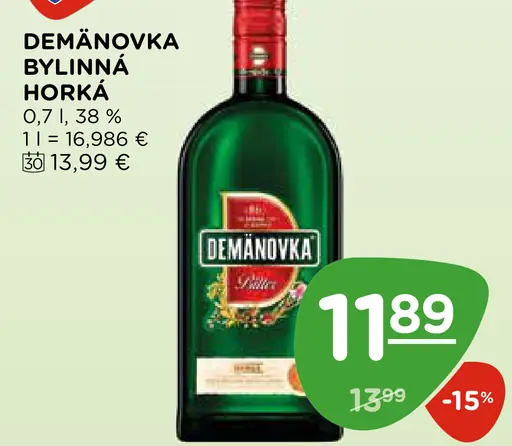 Demänovka bylinná horká