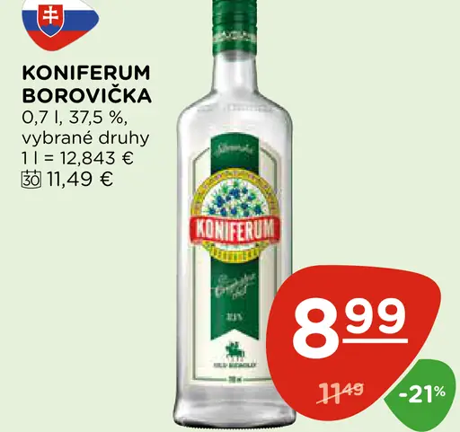 Koniferum borovička