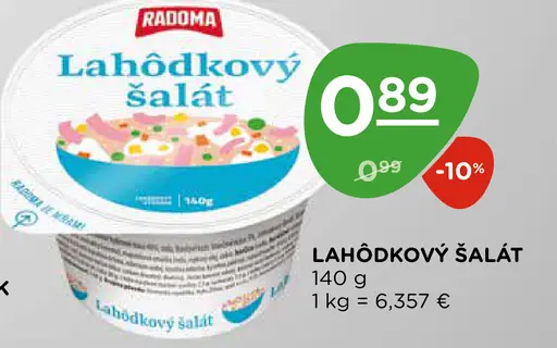 Lahôdkový šalát