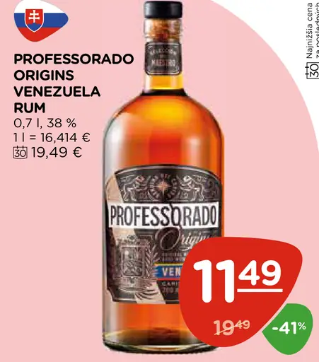 Professorrado Origins Venezuela rum